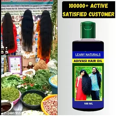 Leany Naturals Adivasi Natural Jadibuti Hair Oil For Hair Growth Hair Oil-(300ML)  (3 Items in the set)-thumb2