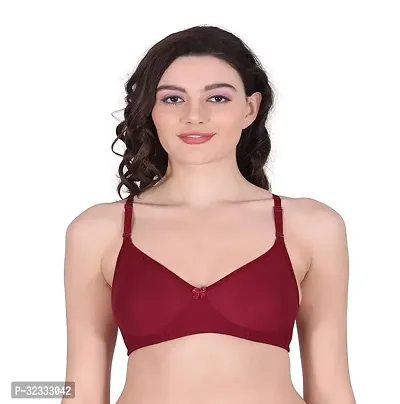 Stylish Cotton Solid Bras For Women-thumb0