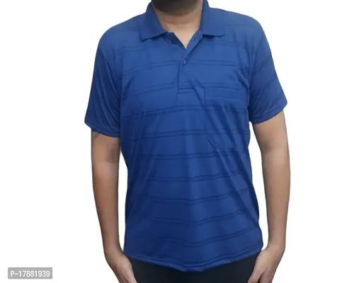 Cotton Polo T Shirt With Pocket on Chest