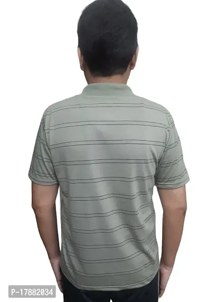 Cotton Polo T Shirt With Pocket on Chest-thumb2