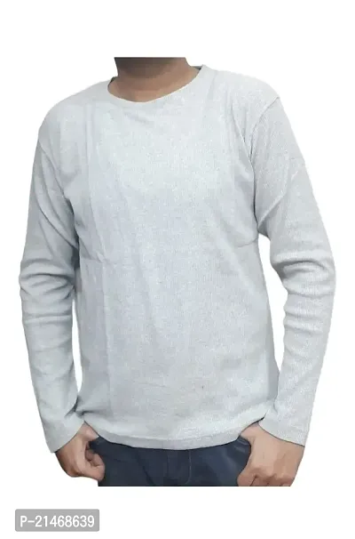 Cotton Full Sleeve Round Neck T Shirt