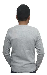 Cotton Full Sleeve Round Neck T Shirt-thumb1