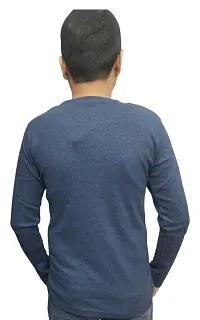 Cotton Full Sleeve Round Neck T Shirt-thumb1