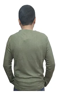 Cotton Full Sleeve Round Neck T Shirt-thumb2