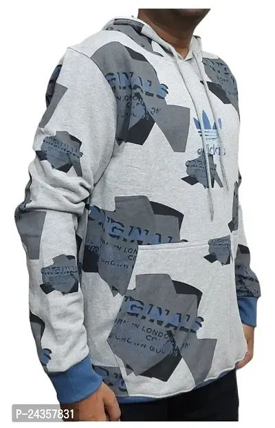 Trendy Stylish Fleece Printed Hoodies for Men