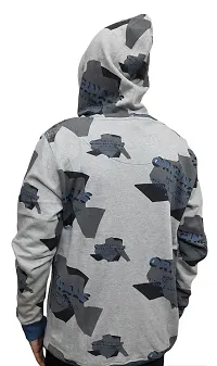 Trendy Stylish Fleece Printed Hoodies for Men-thumb1