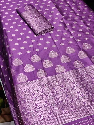 Cotton Silk Woven Design Mekhela Chador Sarees With Blouse Piece