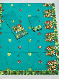 Stylish Cotton Blend Assamese Mekhela Chador-thumb3