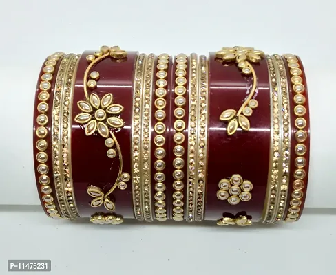 Elegant  Plastic American Diamond Bangles For Women-thumb0