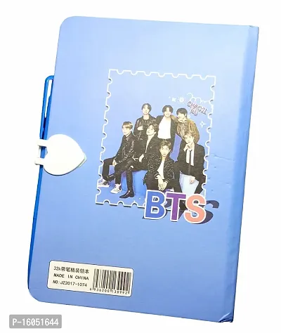 BTS bule Diary :: Kids Lock Diary :: Diary  Notebook for Kids, School  Offices::-thumb3