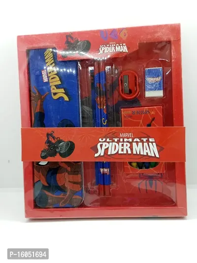 KIDS Stationery Gift// Gift Set For Kids// Spiderman Pencil Gift Set For Kids-thumb2