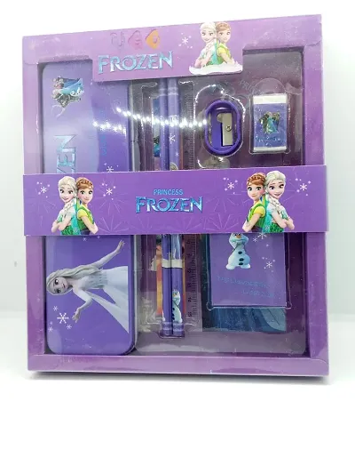Kids Stationery Gift Set// Gift Set For Kids // Frozen Pencil GIFT Set  For Kids