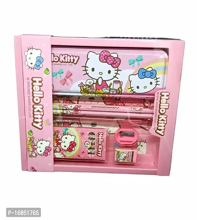 Hello Kitty Theme Stationary Gift Kit | Available At Birthdayboom.in