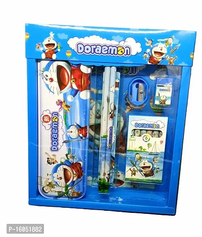 Kids Stationery Gift Set// Gift Set For Kids Set// Doraemon Pencil Gift Set For Kids // Pencil Box // Pencil Case