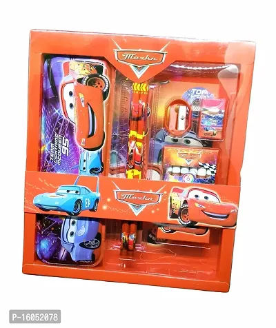 Kids Stationery Gift Set// Gift Set For Kids // Car Pencil Gift Set For Kids // Pencil Box// Pencil Case
