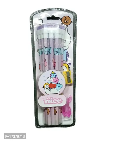 Bts penci set// Birthday gift set //pencil set for kids //12 pencil gift set for kids // bts pencil set for girls/boys-thumb0
