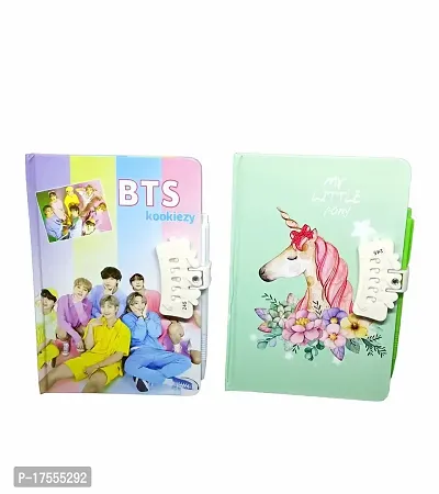 Unicorn+Bts diary :: Kids :: Diary  Notebook for Kids, School  Offices ::Kids girl/boy Gifting Ideal for Gifting. Very innovative and useful Birthday Return Gift and for your own kids also.