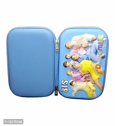 Pencil case //pencil box for kids //bts blue pencil box //pencil box for boys /girls-thumb0