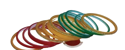 Multi color bangles set //Women bangles set //Girls bangles set//party wear bangles set-thumb2