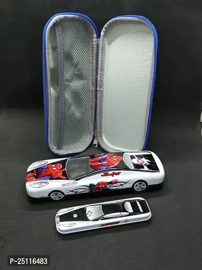 pencil case//combo set for kids//mini pencil pouch with car geometry box for kids//boys/girls pencil pouch car geometry box-thumb3