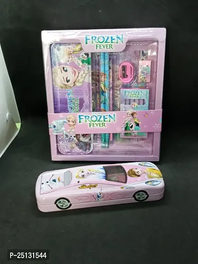 pencil case//frozen stationery gift set  car geometry for school kids//boys/girls pencil case//