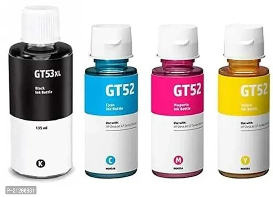 HP Ink Bottle Black  Color (GT 53XL Black GT 52 C/M/Y