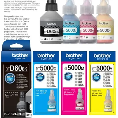 Brother BT5000  BT6000BK Genuine Ink Bottles colour For Brother T300,T500,T700W,T800W Printers