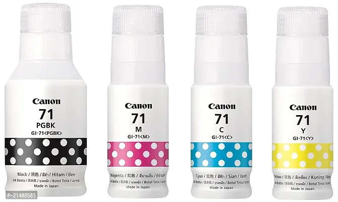 Canon GI-71 B/C/M/Y 70ML Genuine Ink Bottle Set