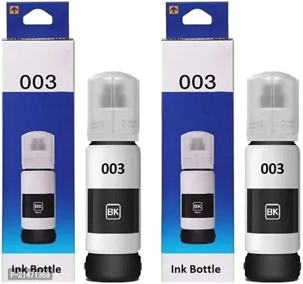 Epson 003 65 ml for EcoTank L1110/L3100/L3101/L3110/L3115/L3116/L3150/L3151/L3152/L3156/L5190 Black Ink Bottle-thumb0