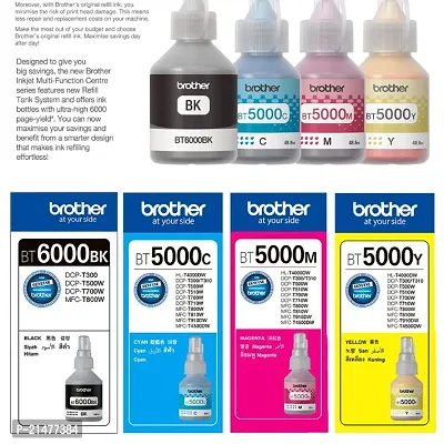 Brother DCP 6000  5000 Ink Cartridge Black, Cyan, Yellow, Magenta Pack Of 4