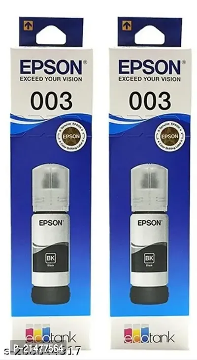 003 Ink Bottle Compatible For L3100 L3101 L3110 L3150 Pack Of 2 Black Ink Bottle-thumb0