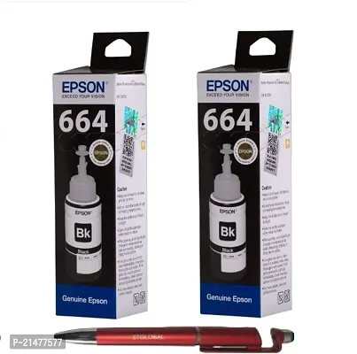 Epson 664 / T664 / T664120 Set of 2 Black Ink