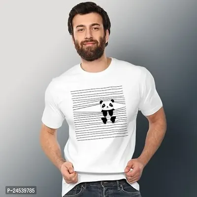 Stylish Polyester Graphic Printed Tshirt For Men