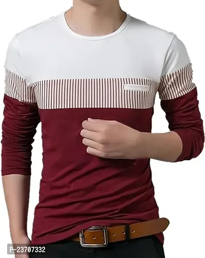 Stylish Fancy Cotton Blend Round Neck T-Shirts For Boys
