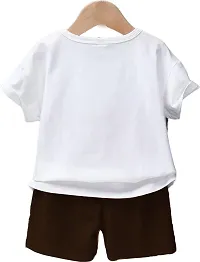 Stylish Fancy Cotton Blend Printed T-ShirtS With Shorts For Boys-thumb1