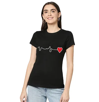 Elegant Blend Tshirt For Women