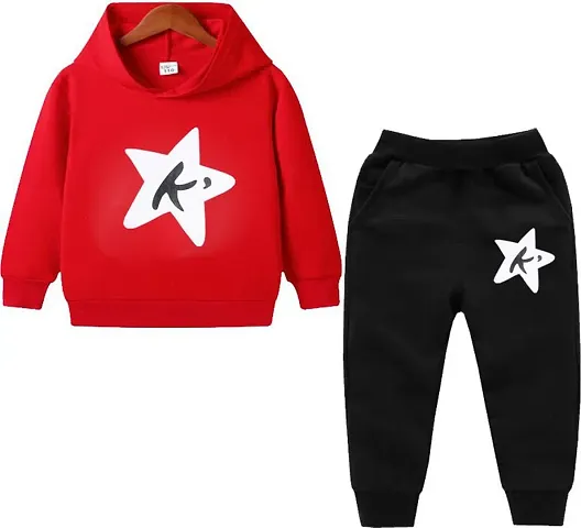 Stylish Blend Hood Top And Track Pant boys or Girls