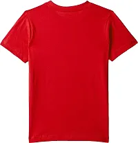 Stylish Fancy Cotton Blend Printed Round Neck T-Shirts For Boys-thumb1