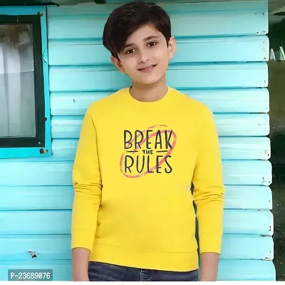 Stylish Fancy Cotton Blend Printed Round Neck T-Shirts For Boys