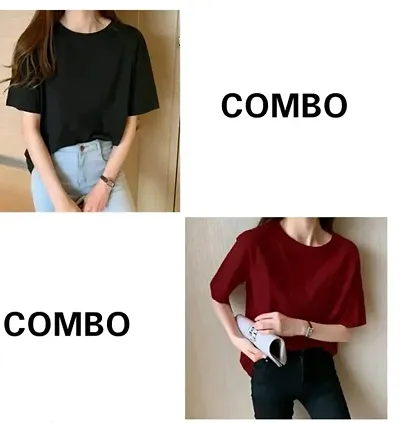 New In Cotton Blend Tops 
