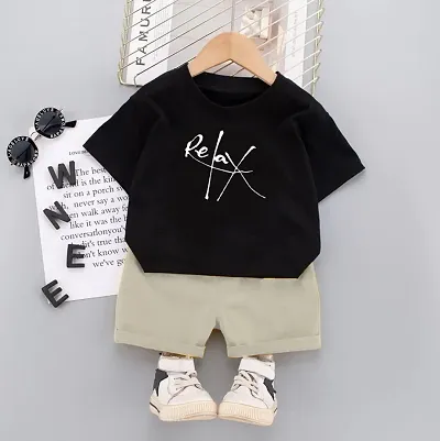 Fabulous Blend T-Shirts with Shorts For Boys