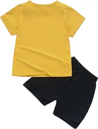 Stylish Fancy Cotton Blend Printed T-ShirtS With Shorts For Boys-thumb1