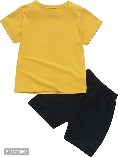 Stylish Fancy Cotton Blend Printed T-ShirtS With Shorts For Boys-thumb2