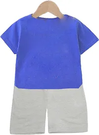 Stylish Fancy Cotton Blend Printed T-ShirtS With Shorts For Boys-thumb1