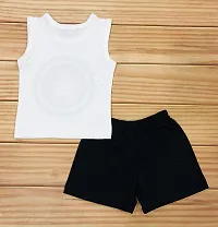 Stylish Fancy Cotton Blend Printed T-ShirtS With Shorts For Boys-thumb1