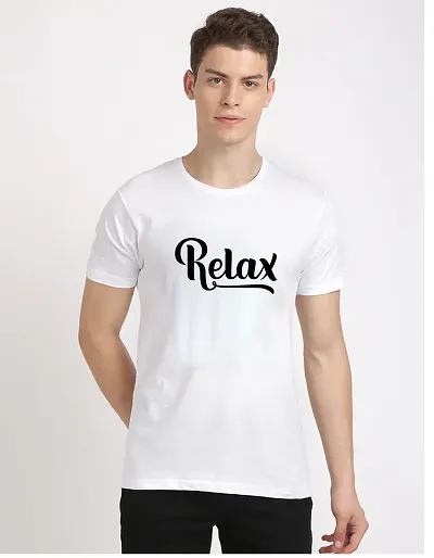 Reliable Blend Round Neck Tees For Men