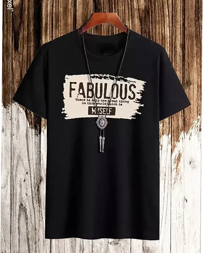 Stylish Fancy Round Neck T-Shirts For Men