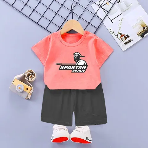 Fabulous Blend T-Shirts with Shorts For Boys