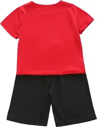 Stylish Fancy Cotton Blend Printed T-ShirtS With Shorts For Boys-thumb1