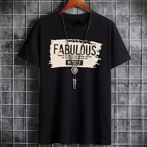 Stylish Fancy Round Neck T-Shirts For Men